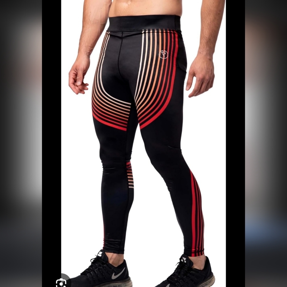 Stylish Black and Red Men's Pants